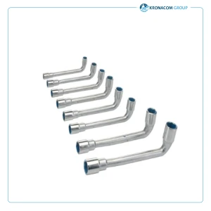 Jeu de clés à douille en forme de L, 8 pièces